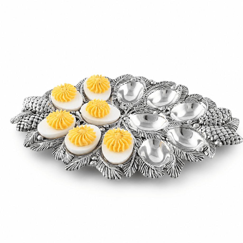 Arthur Court Forest Pine Cone Forest Deviled Egg Server