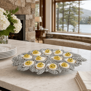 Arthur Court Forest Pine Cone Forest Deviled Egg Server