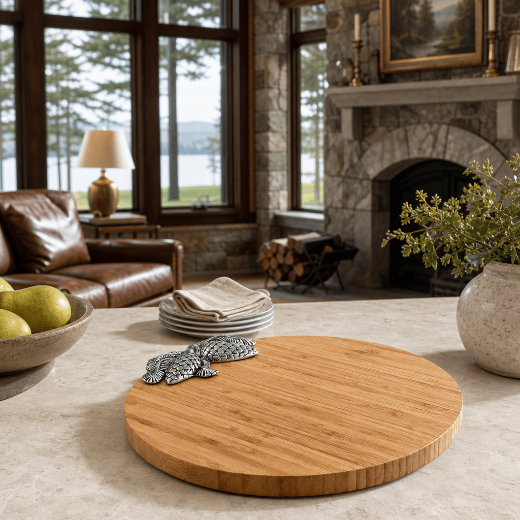 Arthur Court Forest Pine Cone Forest Wood Cheese Board
