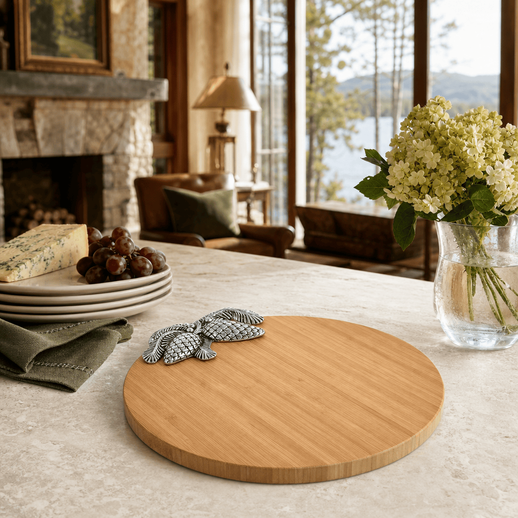 Arthur Court Forest Pine Cone Forest Wood Cheese Board