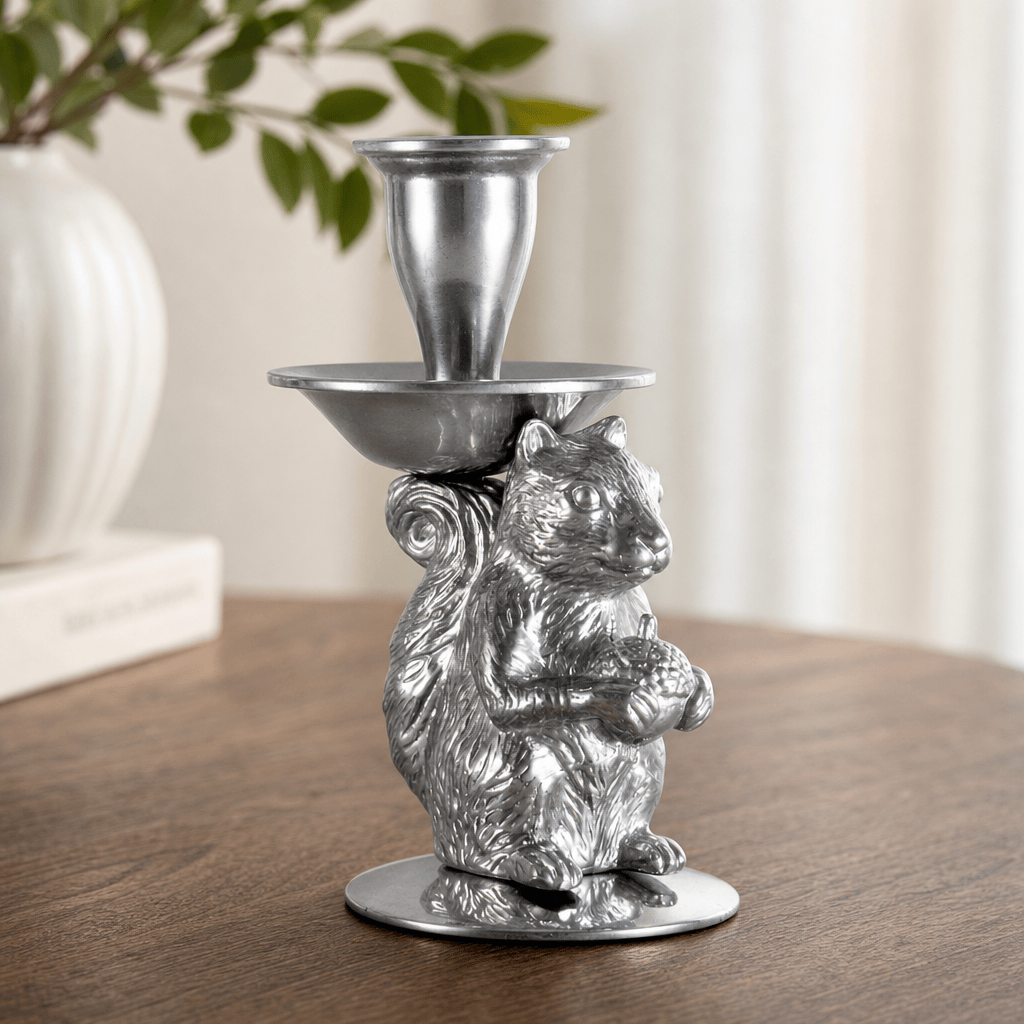 Arthur Court Forest Squirrel candle holders