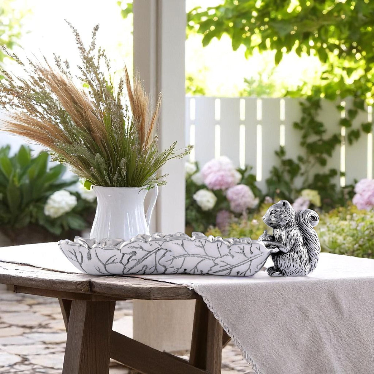 Arthur Court Forest Squirrel Cracker Tray