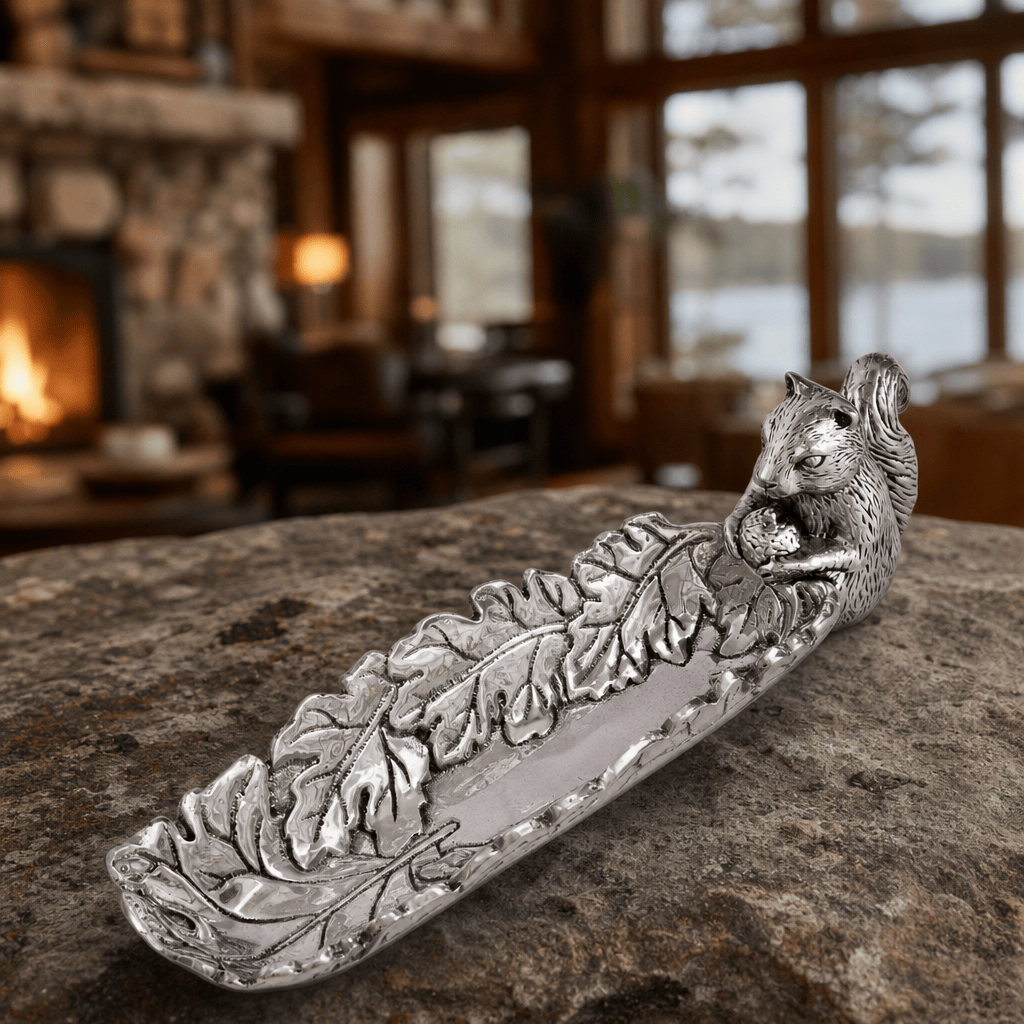 Arthur Court Forest Squirrel Cracker Tray