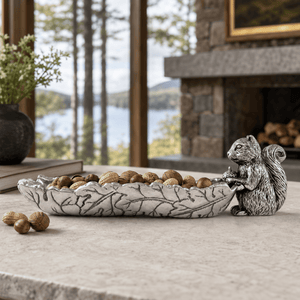 Arthur Court Forest Squirrel Cracker Tray
