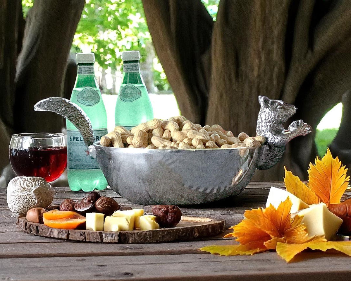 Arthur Court Forest Squirrel Nut Bowl Head / Tail