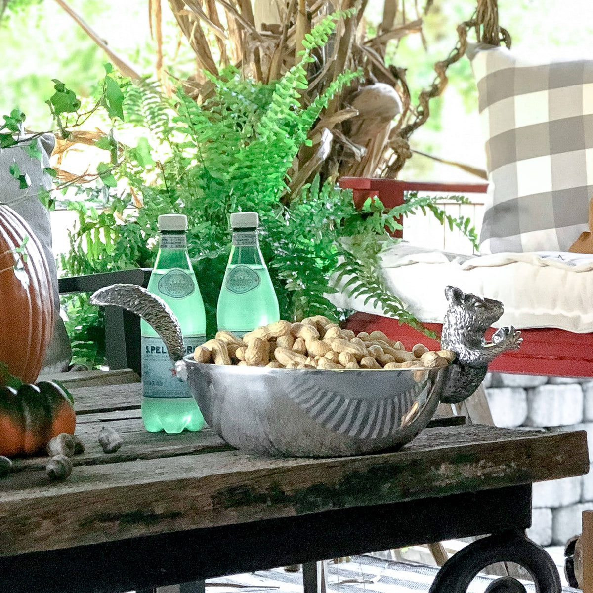 Arthur Court Forest Squirrel Nut Bowl Head / Tail