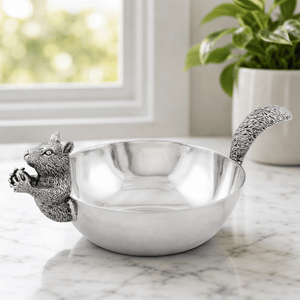 Arthur Court Forest Squirrel Nut Bowl Head / Tail