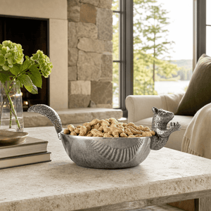 Arthur Court Forest Squirrel Nut Bowl Head / Tail