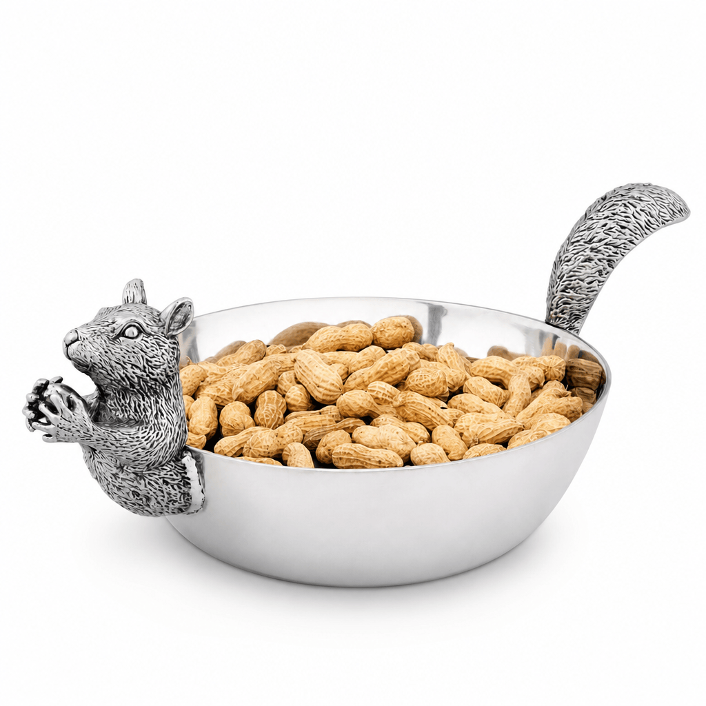 Arthur Court Forest Squirrel Nut Bowl Head / Tail