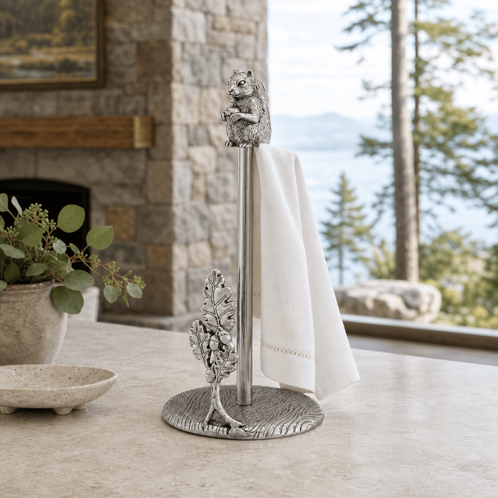 Arthur Court Forest Squirrel Towel Holder