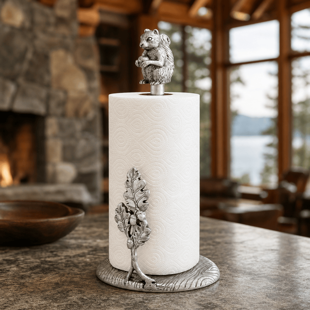 Arthur Court Forest Squirrel Towel Holder