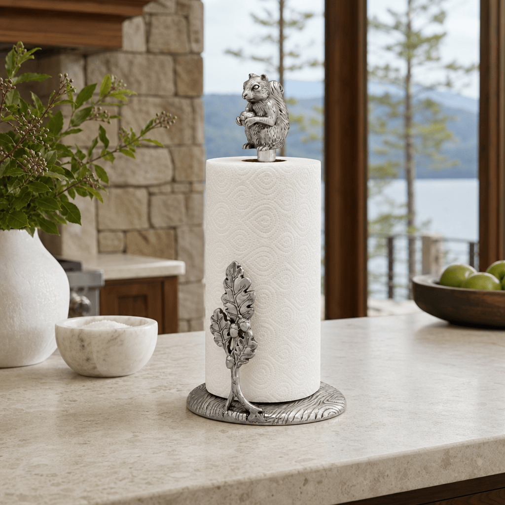Arthur Court Forest Squirrel Towel Holder