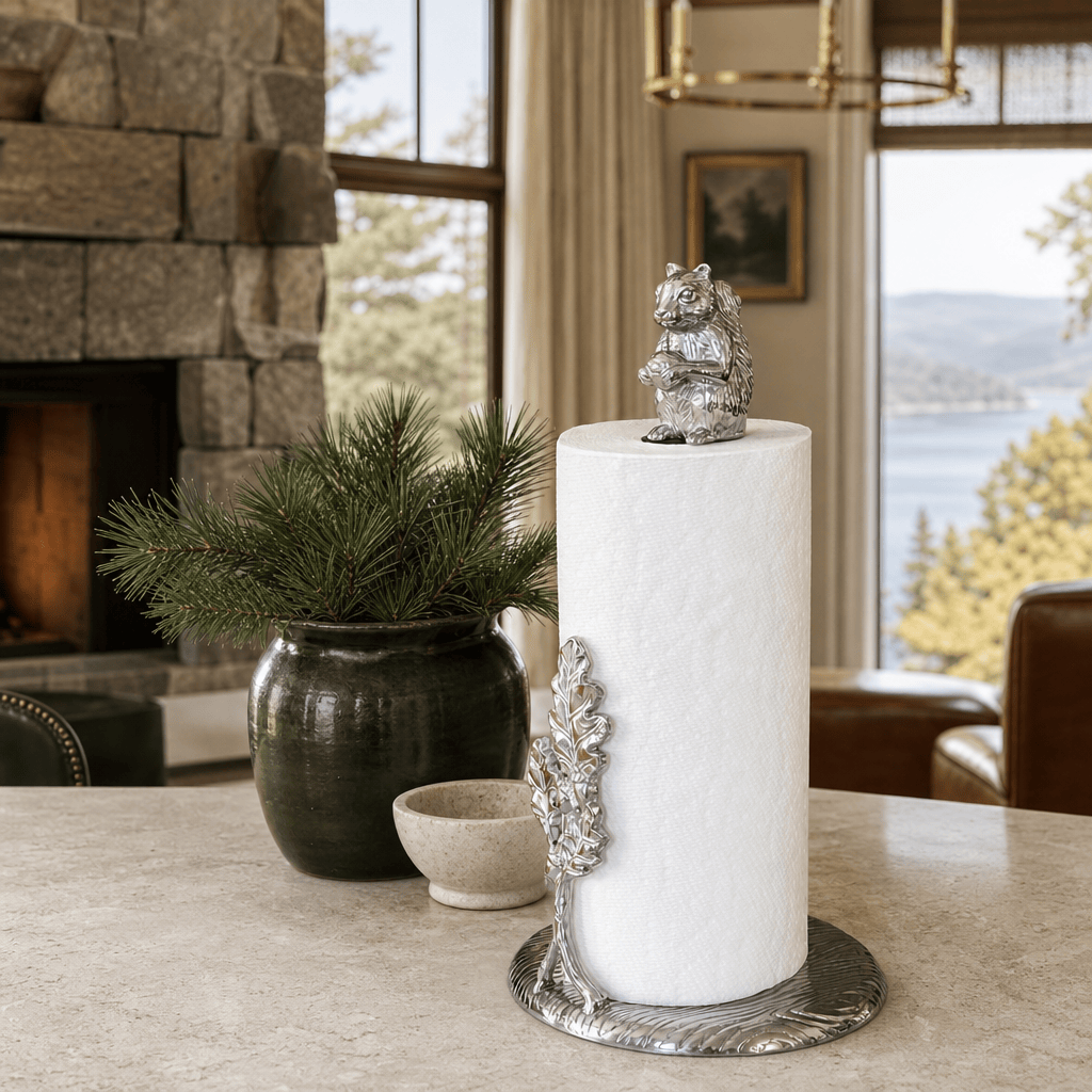 Arthur Court Forest Squirrel Towel Holder