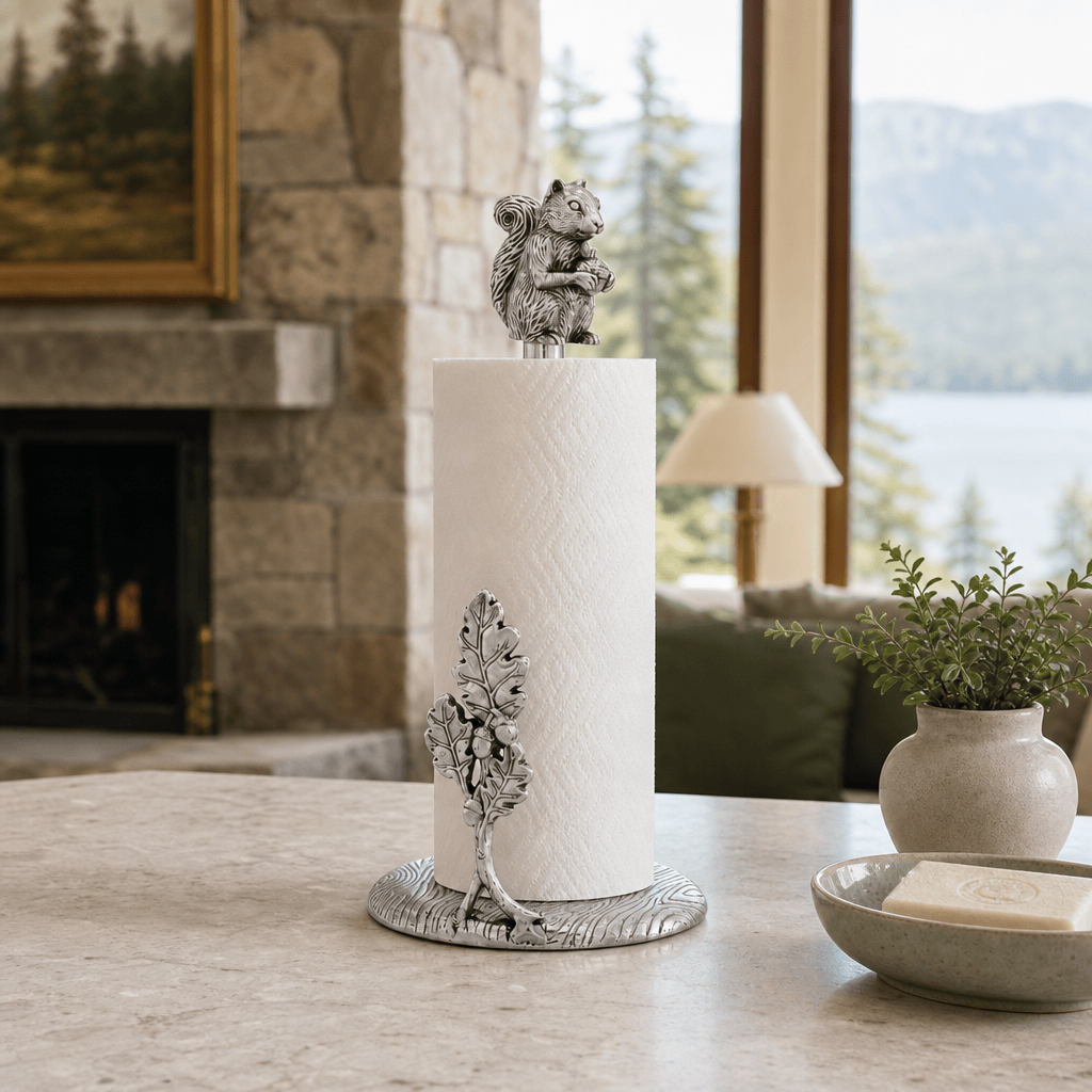 Arthur Court Forest Squirrel Towel Holder