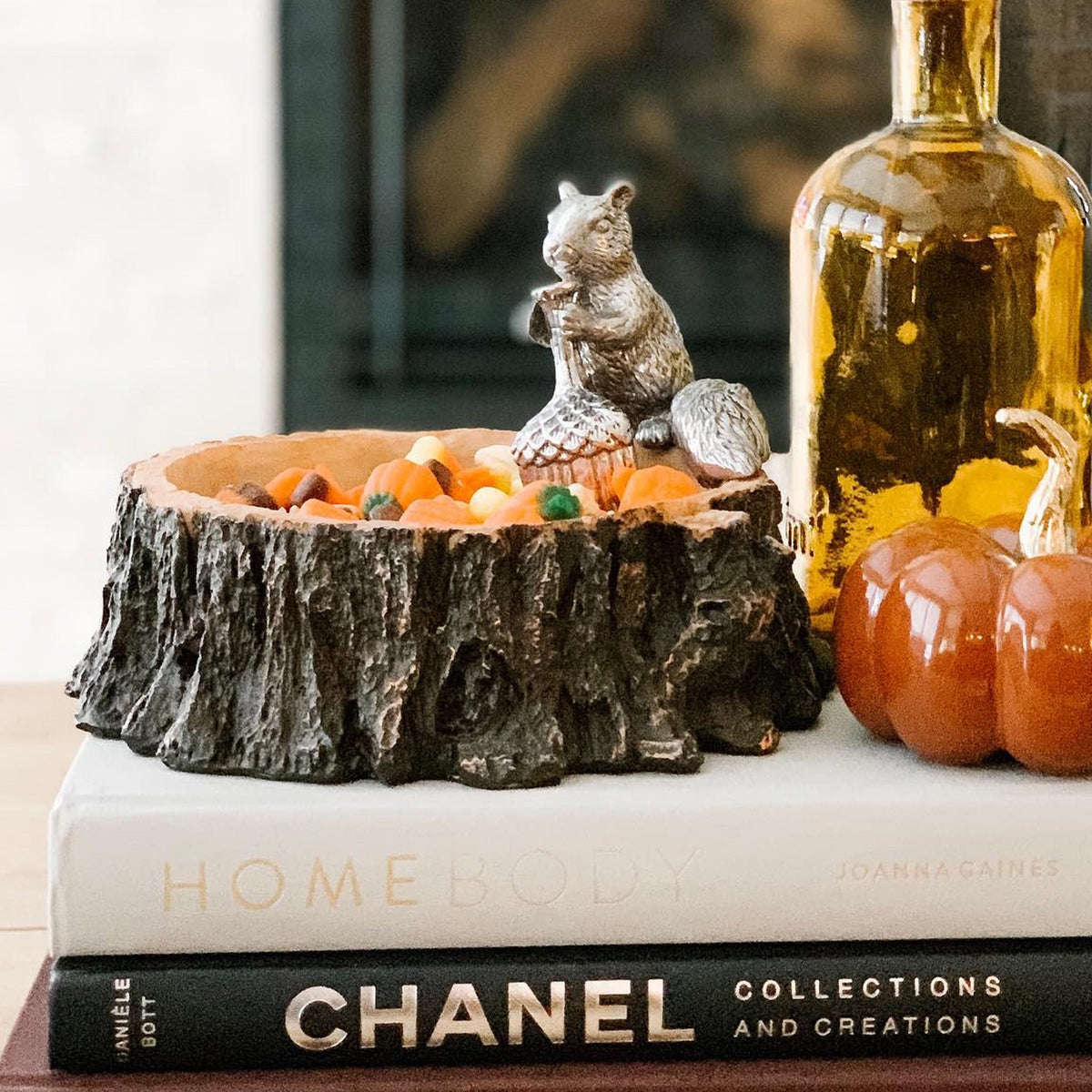 Arthur Court Forest Standing Squirrel Nut Bowl