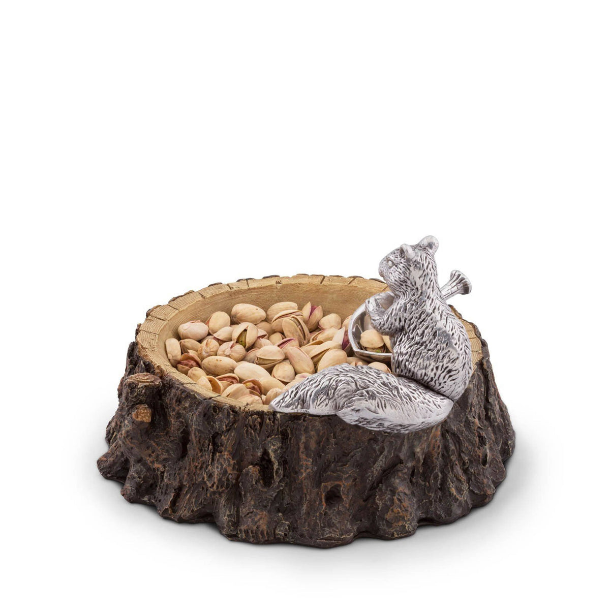Arthur Court Forest Standing Squirrel Nut Bowl