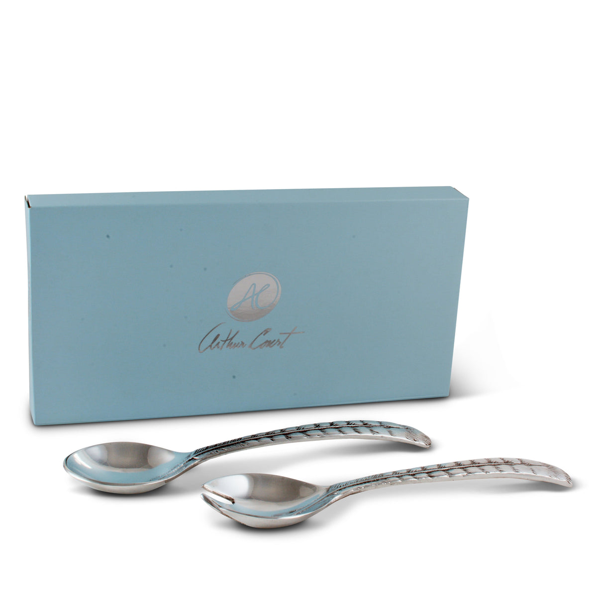 Arthur Court Game Birds Feather Salad Servers