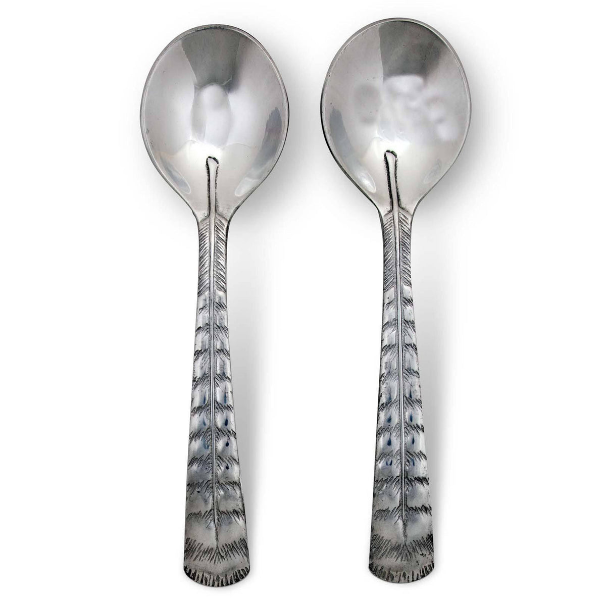 Arthur Court Game Birds Feather Salad Servers