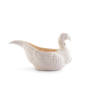 Arthur Court Game Birds Stoneware Turkey Gravy Boat