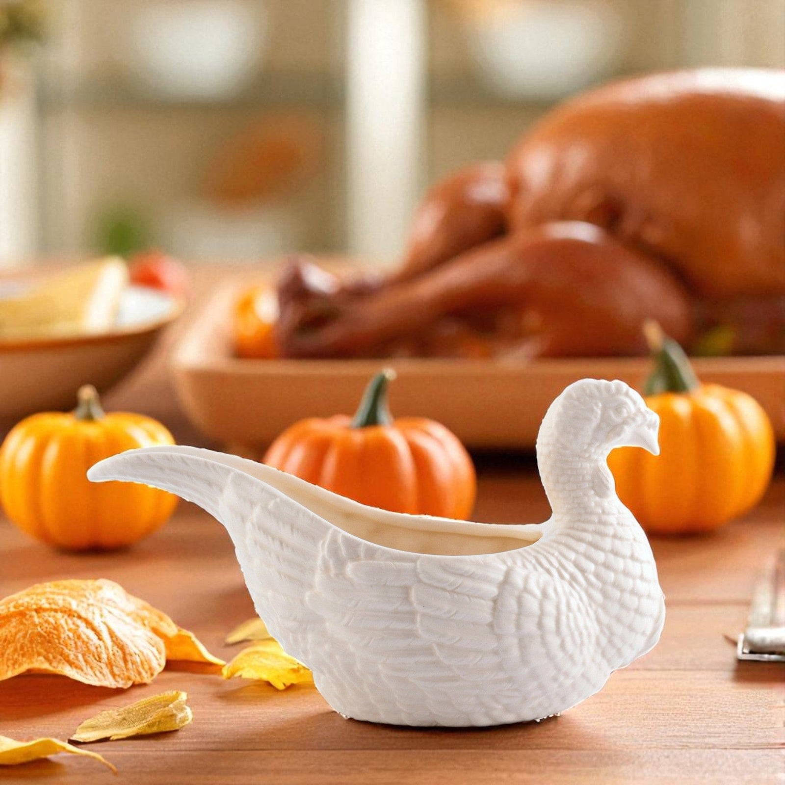 Arthur Court Game Birds Stoneware Turkey Gravy Boat