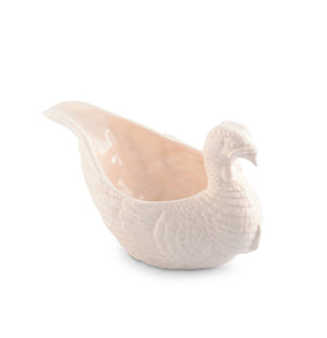 Arthur Court Game Birds Stoneware Turkey Gravy Boat