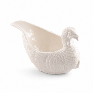 Arthur Court Game Birds Stoneware Turkey Gravy Boat