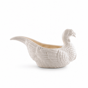 Arthur Court Game Birds Stoneware Turkey Gravy Boat