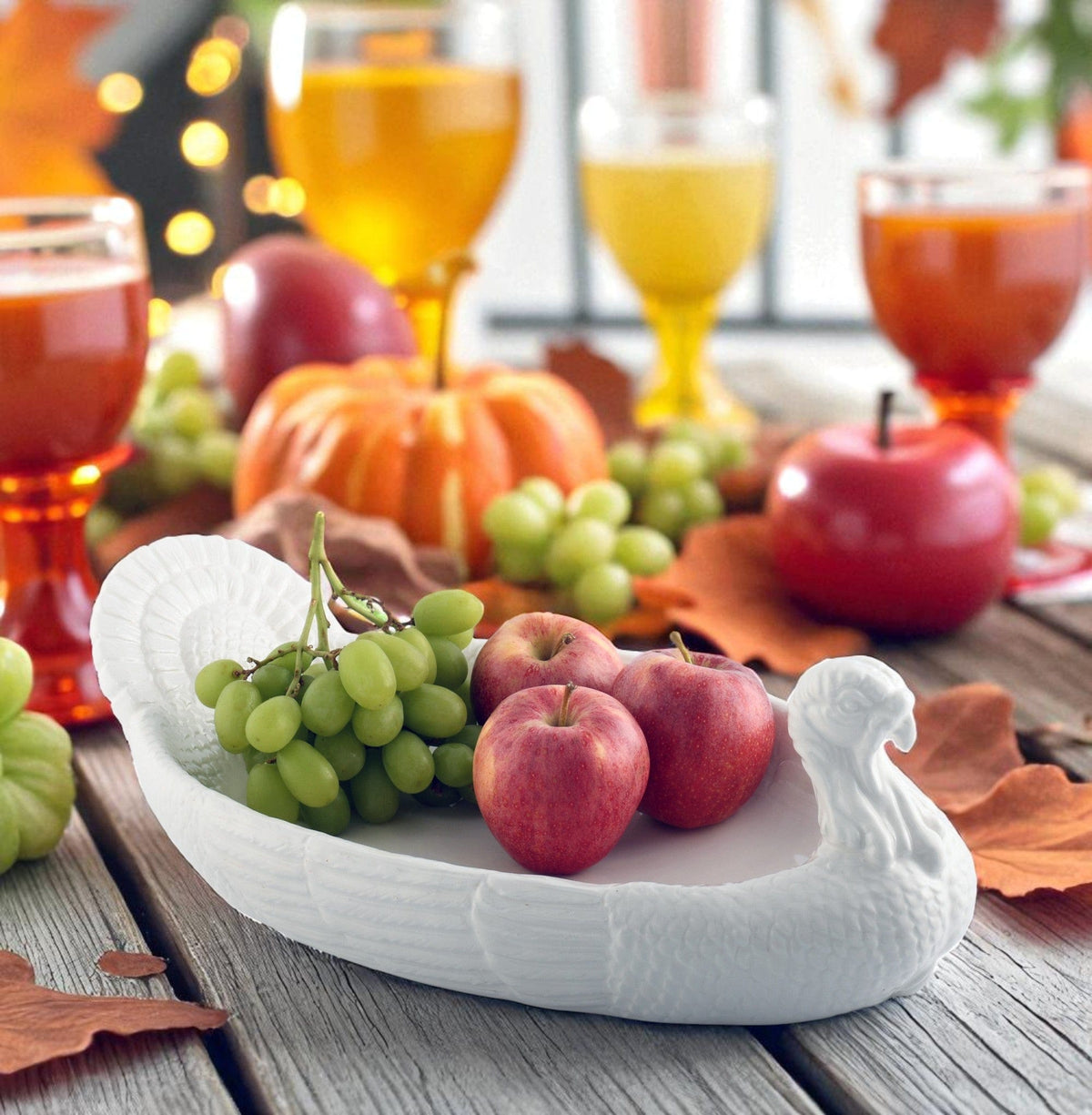 Arthur Court Game Birds Stoneware Turkey Tray Large