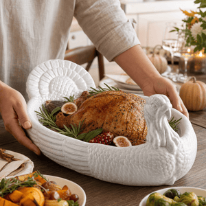 Arthur Court Game Birds Stoneware Turkey Tray Large