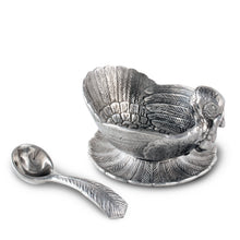 Arthur Court Game Birds Turkey 3-Piece Condiment Set