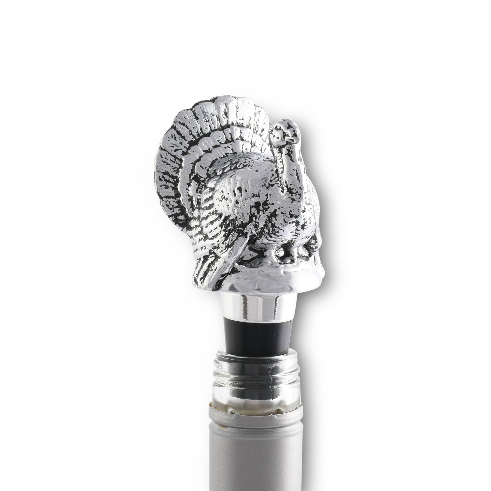 Arthur Court Game Birds Turkey Bottle Stopper