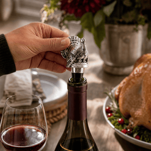 Arthur Court Game Birds Turkey Bottle Stopper