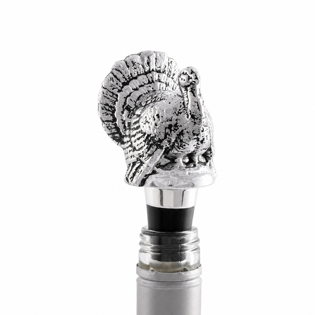 Arthur Court Game Birds Turkey Bottle Stopper