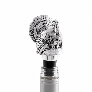 Arthur Court Game Birds Turkey Bottle Stopper