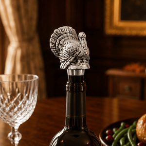 Arthur Court Game Birds Turkey Bottle Stopper