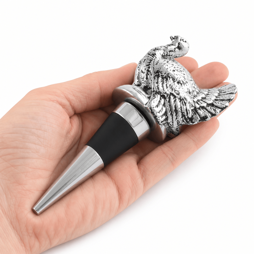 Arthur Court Game Birds Turkey Bottle Stopper