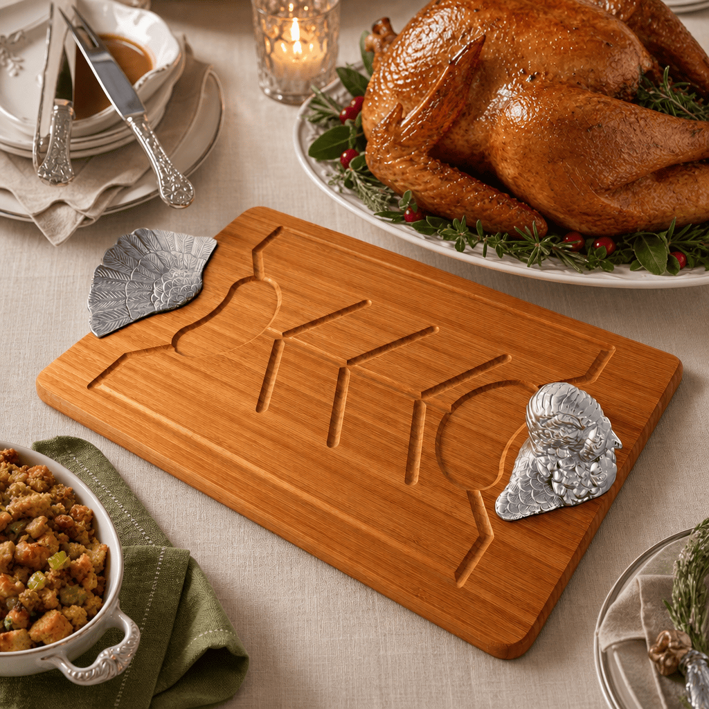 Arthur Court Game Birds Turkey Carving Board