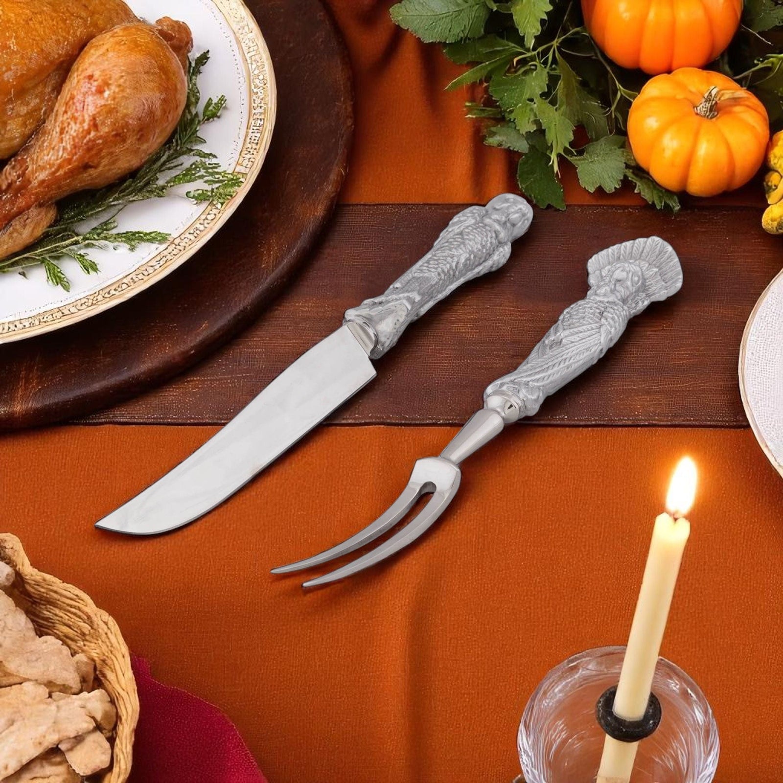 Arthur Court Game Birds Turkey Carving Set