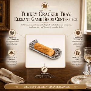 Arthur Court Game Birds Turkey Cracker Tray