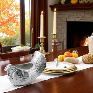 Arthur Court Game Birds Turkey Gravy Boat
