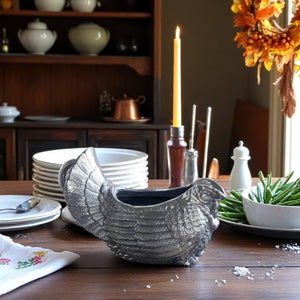 Arthur Court Game Birds Turkey Gravy Boat