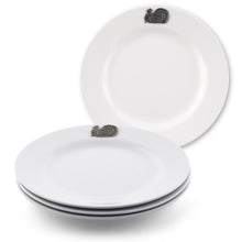 Arthur Court Game Birds Turkey Melamine Lunch Plates - Set of 4