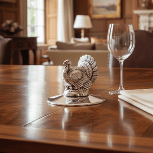 Arthur Court Game Birds Turkey Napkin Weight