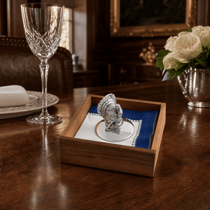 Arthur Court Game Birds Turkey Napkin Weight