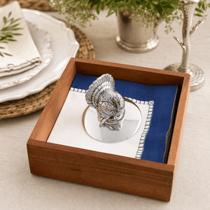 Arthur Court Game Birds Turkey Napkin Weight
