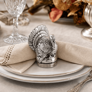 Arthur Court Game Birds Turkey Napkin Weight