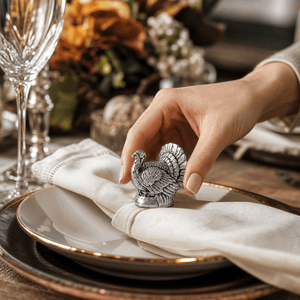 Arthur Court Game Birds Turkey Napkin Weight