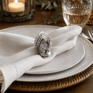 Arthur Court Game Birds Turkey Napkin Weight