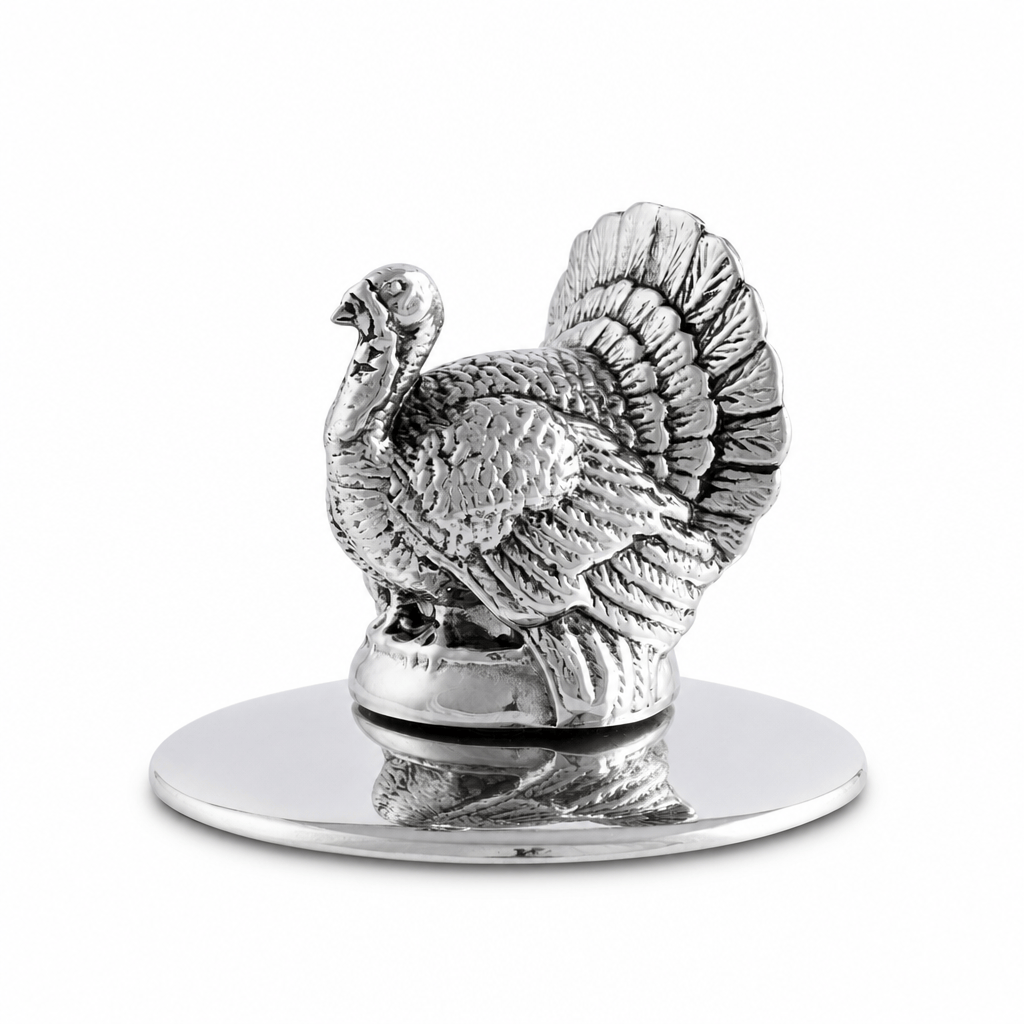 Arthur Court Game Birds Turkey Napkin Weight