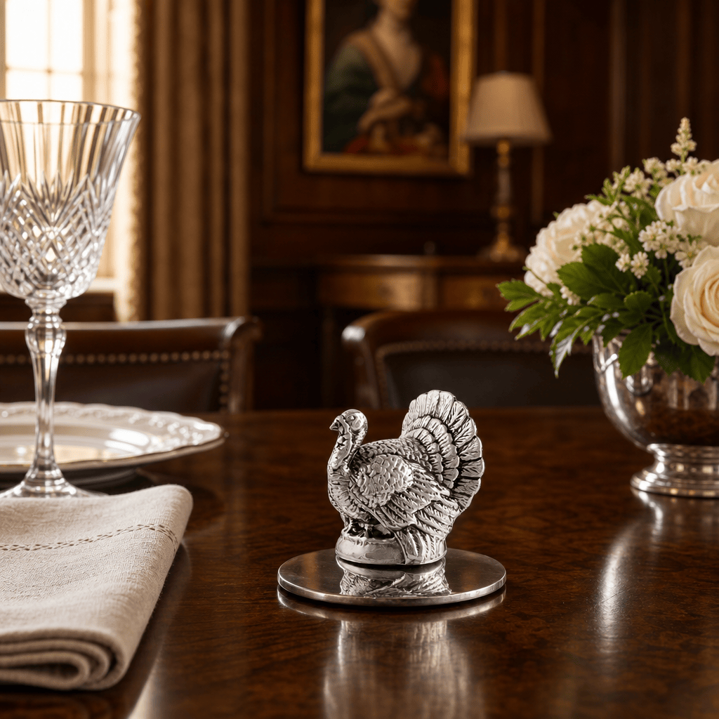 Arthur Court Game Birds Turkey Napkin Weight